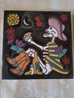 2 Mexican Talavera Pottery Tiles Day Of The Dead Dia De Los Muertos Relief Clay