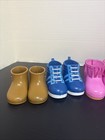 Lot 6 Pairs 18 Inch Doll Shoes Boots Sneakers Fits American Girl Our Generation