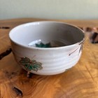 Ninsei Momiji Tea Bowl Matcha Chawan Vintage Authentic Japanese Ceramic