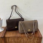 Women s Faux Leather Shoulder Bag Flap Handbag Elegant Top Handle Purse