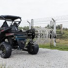 Barbed Wire Unroller  Stretcher Bolt-on Atv Adaptor For 2  Receiver Hitch Blk