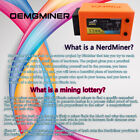 Nerdminer V2 Ultra Bitcoin Lottery Miner 78k 1w Firmware 1 6 3 With Orange Case