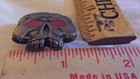 Skull Pin Vintage Motorcycle Collectible Old Biker Vest Hat Skeleton Pinback