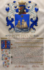 Magnificent Vatican Papal Document 1930 Pius Xi Formal Nobility Coat Of Arms Art