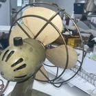 Nice Vintage Mcm Olive   White Superior Electric  Desk Fan Model 868    Works   