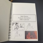 Rare Aladdin Walt Disney Feature Animation 1993 Calendar Cast   Crew