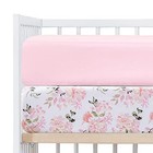 Crib Sheets Girl 2 Pack Set  2 Pack Toddler Bed Sheets Set  Floral Print 