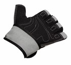 Pro Lift Gel Weight Lifting Body Building Gloves Gym Straps Bar Leather Grip