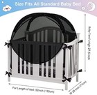 Safety Crib Net To Keep Baby In Black Pop Up Crib Cover To Keep Baby From Climbi