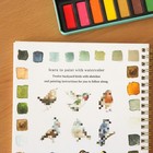 Watercolor Workbook For Adults   Beginners  12-color Set With Brush  starfish   