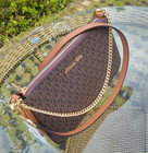 Michael Kors Travel Medium Shoulder Bag Crossbody Signature Purse