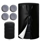 Spare Tire Cover  420d Oxford Cloth Trailer Tire Cover With 4 Felt Pads 