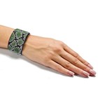 Set For Embroidery With Beads On Faux Leather Bracelet Beading Kit Diy
