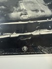 Vintage Smokey The Bear Cardboard Poster Fire Prevention Car Burned 18 5x13 80s