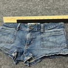 Abercrombie Denim Shorts Girls Size 14 Blue Low Rise Mini Stretch Casual Jean