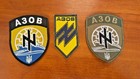 Original Combat Set Of Chevrons Of The Ukrainian Army                         Azov  3pcs 