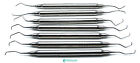 Dental Gracey Curettes 1 2 To 13 14 Periodontal Hollow Handle Steel Instruments