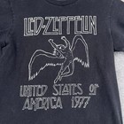 Led Zeppelin Shirt Womens Large Black Short Sleeve Classic Band Tee Rock   Roll