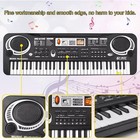 New61 Key Electric Digital Piano Kid Beginner Player Mic Portable Music Keyboard