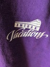 Amtrak Original Vacations T-shirt Purple Unisex Size Xl Train Railroad Vintage