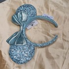 Frozen Arendelle Aqua Disney  Parks Minnie Ears Gift Girl Blue Headband Resort
