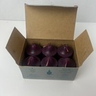 Partylite Raspberry Mulberry Box Of 6 Votive Candles V0628 New Unused