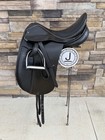 18    W Crosby Sofride Prix St George Dressage Saddle  With Leathers Irons              