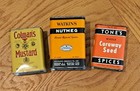 Classic Spice Tins Lot Of 3 Watkins Tones   Colmans C1960s - 1970s