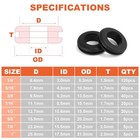 280 Rubber Grommets Kit Hole Gaskets Assortment Wiring Car Auto Firewall 8 Sizes