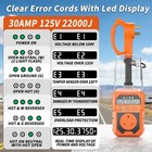 22000j Rv Surge Protector 30 Amp With Auto Shutoff   Reset  Led 30a  Orange 