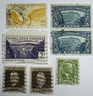 Lot Of 12 Canal Zone 1928-39 Used Definitives   Airmails Gaillard Cut