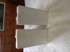 2 Antique Look Large 11 Inch Wooden Corbels Victorian Crackle Paint
