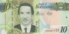 Botswana 10 Pula  2014  - President nat l Assembly p-30d  B124d Unc