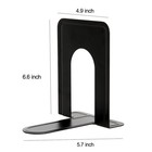 Heavy Duty Metal Bookends Book Stoppers Black Home Office Decor 10 Pair Set