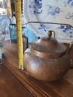 Antique Hand Hammered Copper Kettle Tea Pot Home Decoration Primitive