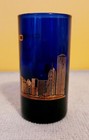 Chicago Illinois Skyline Shot Glass Souvenir Travel Blue Glass Free Shipping
