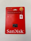 Sandisk Memory Stick Pro Duo 8 Gb Card Made For Sony Products cybershot - New