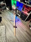 Custom Hand Made Guitar Or Bass Stand  Very Unique And Looks Great In My Room 