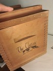 1996 Evans Wooden Ammo Box The Classic White Tail Deer With Hinged Lid 16x10 5x9