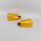 Orange Motorcycle Hand Guard Protector For Harley Softail Dyna Touring Sportster