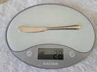 Candlelight By Towle Sterling Silver Butter Spreader Flat Handle 5 7 8  W b Mono