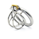 Stainless Steel Male Chastity Device Super Small Short Cage Ring Lock Metal Usaa