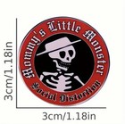 Social Distortion Pin Mommy s Little Monster Skelly Enamel Lapel Brooch Pin