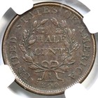 1807 C-1 R-1 Ngc Vf 35 Draped Bust Half Cent Coin 1 2c