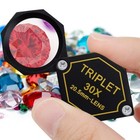 30x Magnification Jeweler Loupe Achromatic Triplet Lens 20 5mm Optical Glass    