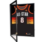 Gutag Jersey Wooden Frame Display Case -shadow Box With 98  Uv 1 Pack  Black