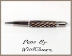Handmade Rollerball Writing Pen Colorgrain Wood Beautiful Gatsby See Video 998a