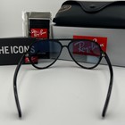 Ray-ban Cats 5000 Rb4125 59mm Aviator Unisex Sunglasses - Blue Gradien Lens