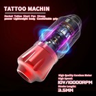 Complete Tattoo Kit For Beginners Rotary Tattoo Pen Machine Kit With 10 Needles