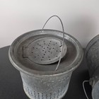 Vintage Galvanized Minnow Bucket 1 5 Gallons